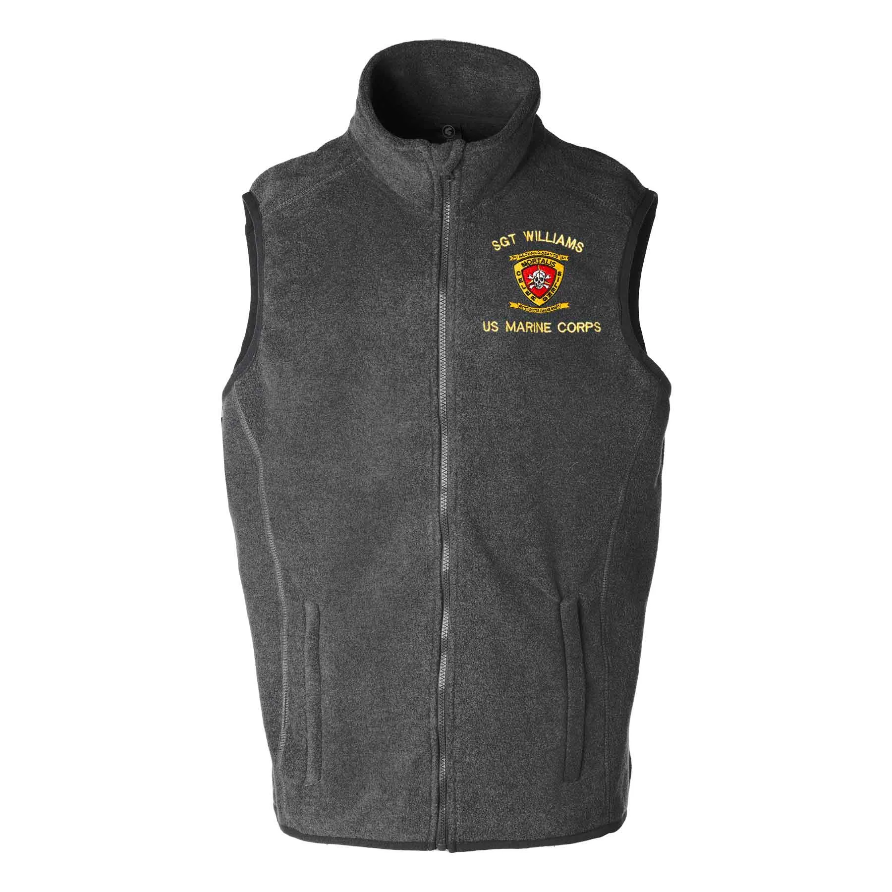 3rd Recon Battalion Embroidered Fleece Vest