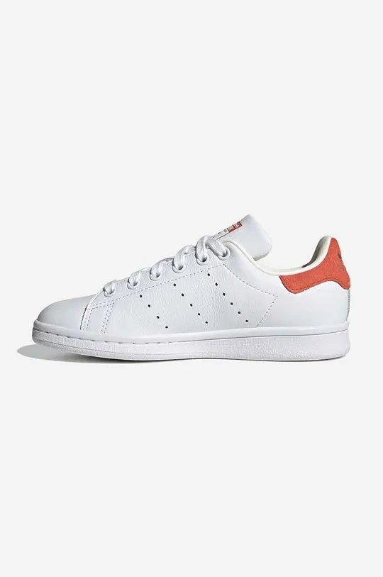 adidas Originals leather sneakers HQ1855 Stan Smith J white color