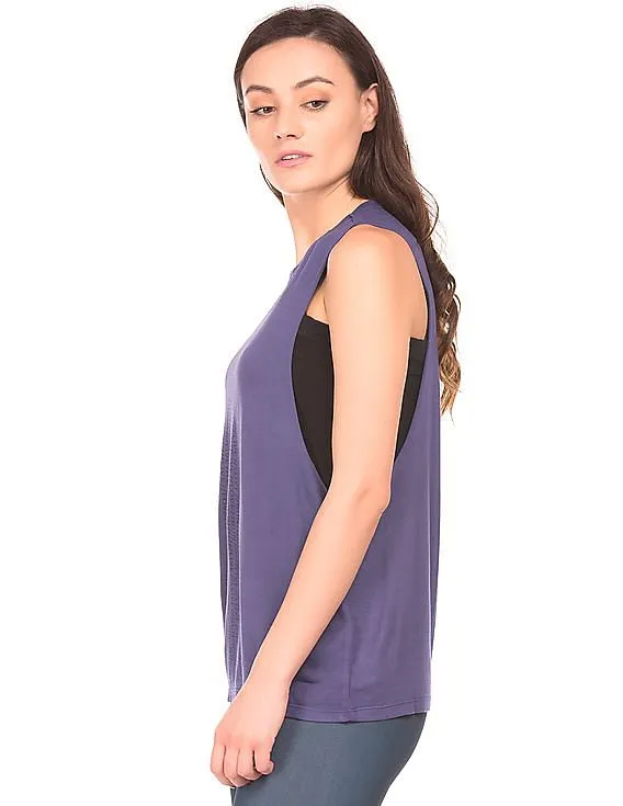 Aeropostale Printed Muscle Tank Top