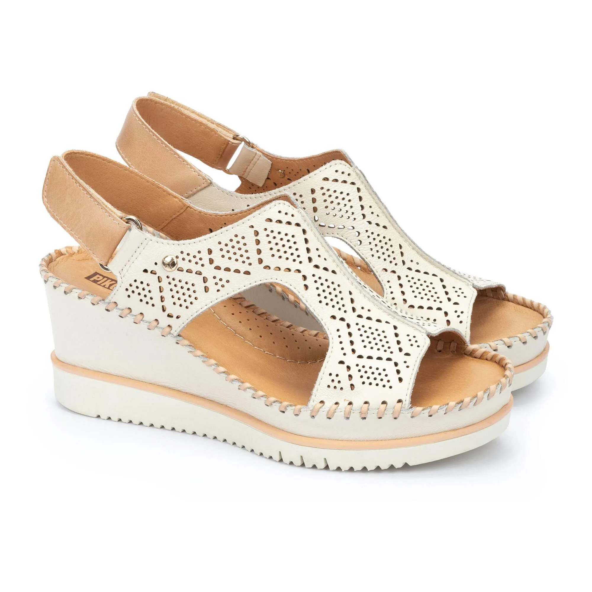 AGUADULCE Women's wedge sandals with extra lightweight sole