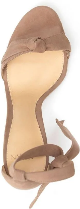 Alexandre Birman Clarita tie strap 90mm sandals Neutrals