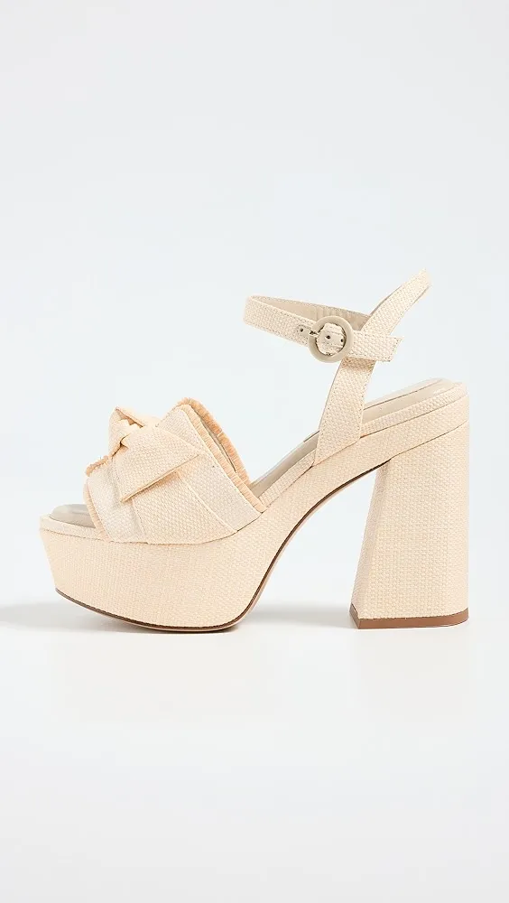 Alexandre Birman   Maxi Clarita Raffia Sandals 120mm 