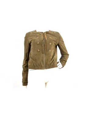 Annarita N Bomber Suede women's jacket