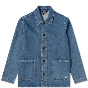 A.P.C. Kerlouan Denim Chore JacketLight Blue