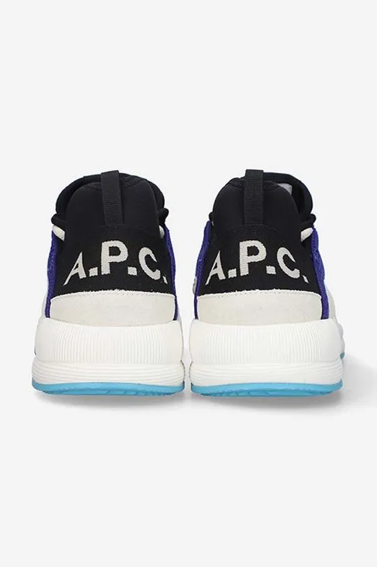 A.P.C. sneakers Run Around navy blue color