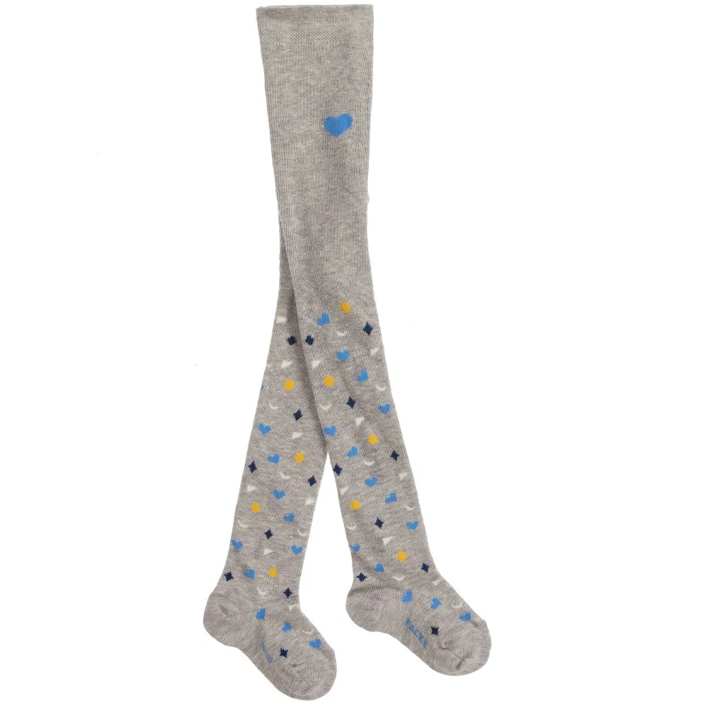 Baby Grey Cotton Tights