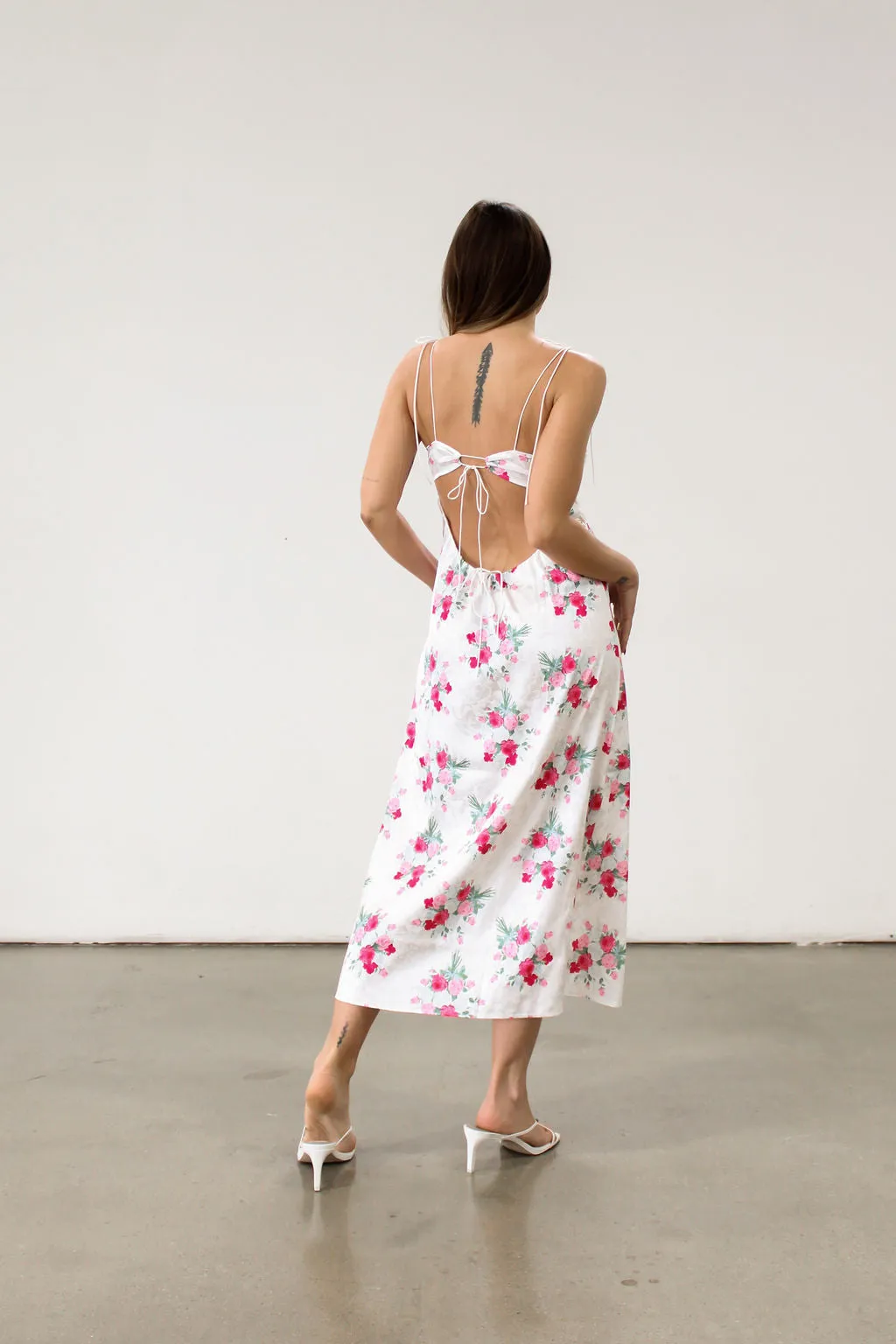 Babys Breath Midi Slip Dress by For Love & Lemons