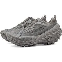 Balenciaga Men's Bouncer Oversized Sneakers in Grey