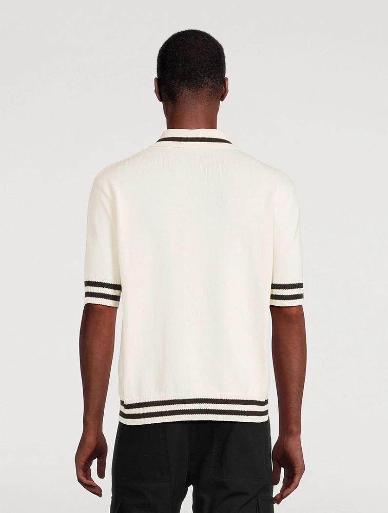 BALMAIN Signature Cotton-Blend Polo Shirt