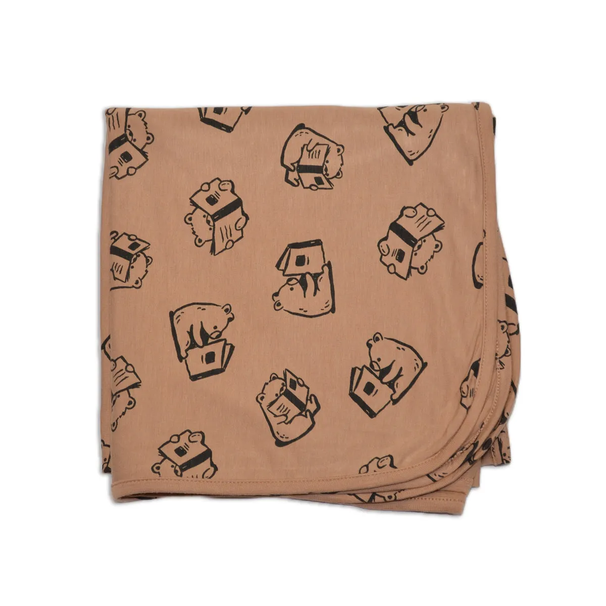 Bamboo Swaddle Blanket (Story Book Bear Print)