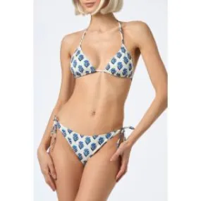 Bikini triangolo con slip donna Bianco