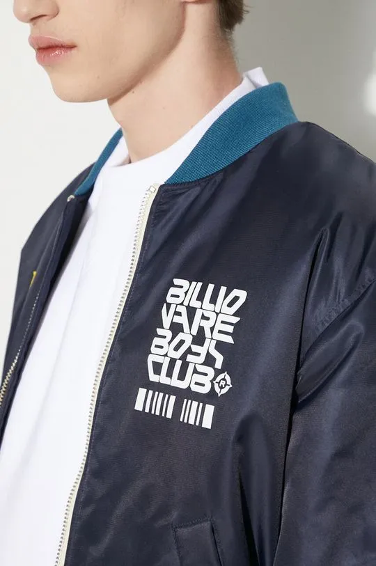 Billionaire Boys Club bomber jacket Outerbanks Bomber men’s navy blue color B24202