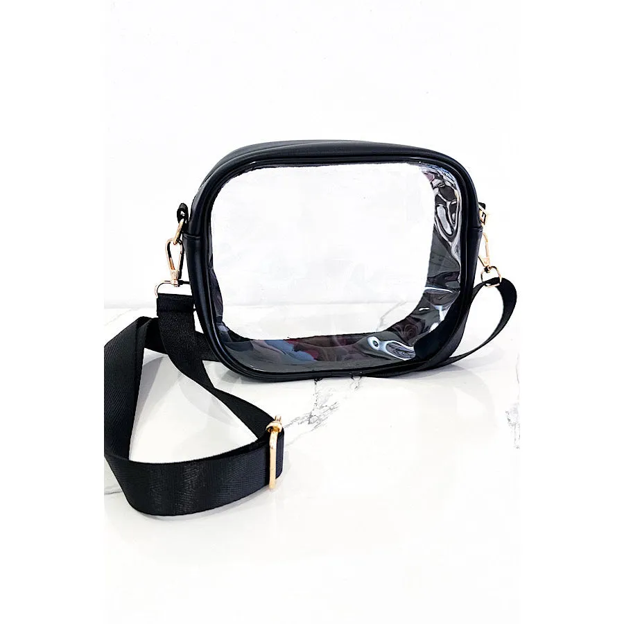 Black Clear Stadium Crossbody Bag - ETA 4/19