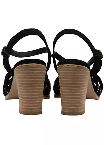 Black Suede Cullen Sandals by Ravel | Look Again