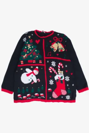 Black Ugly Christmas Pullover 54513