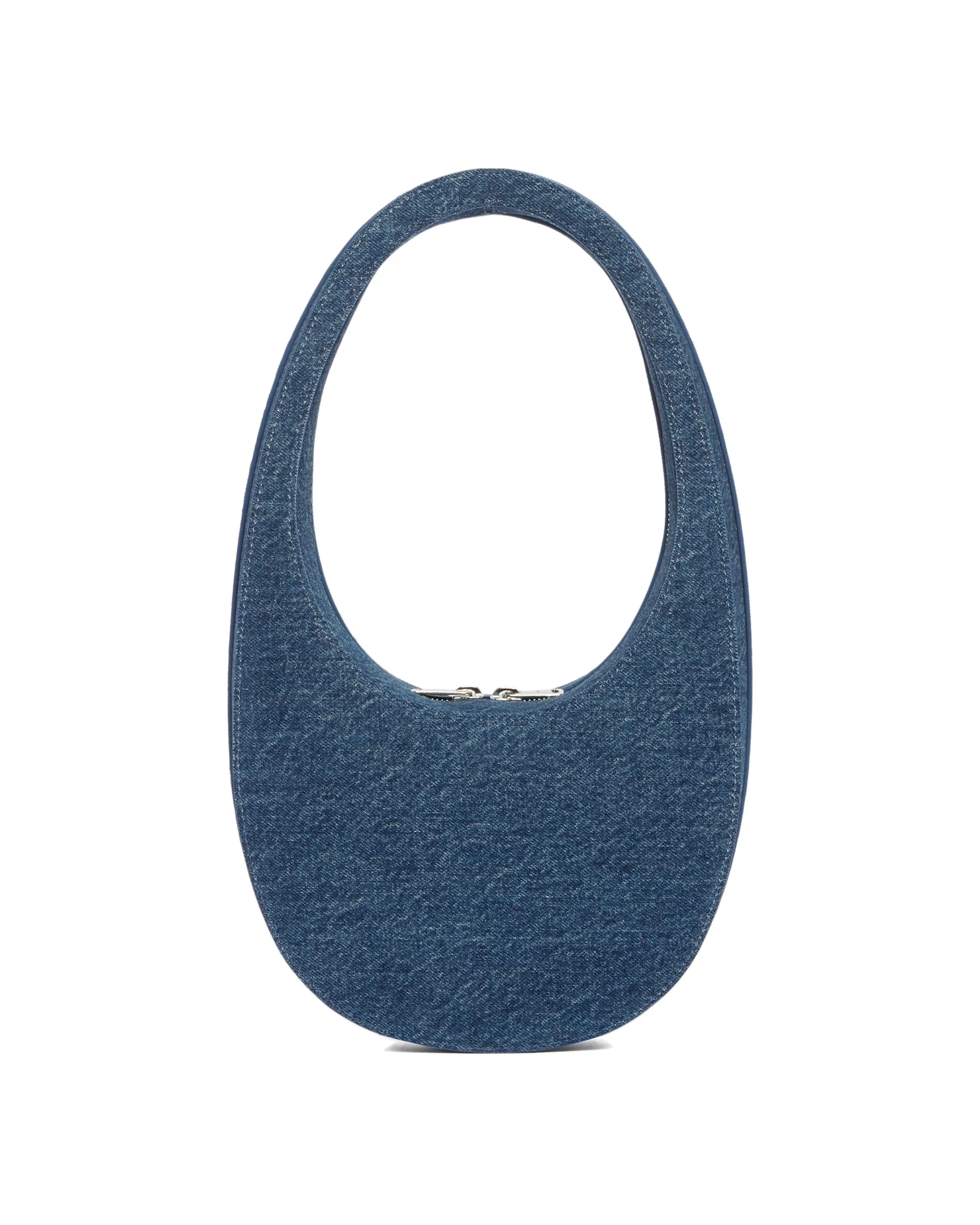 Borsa Swipe In Denim Blu