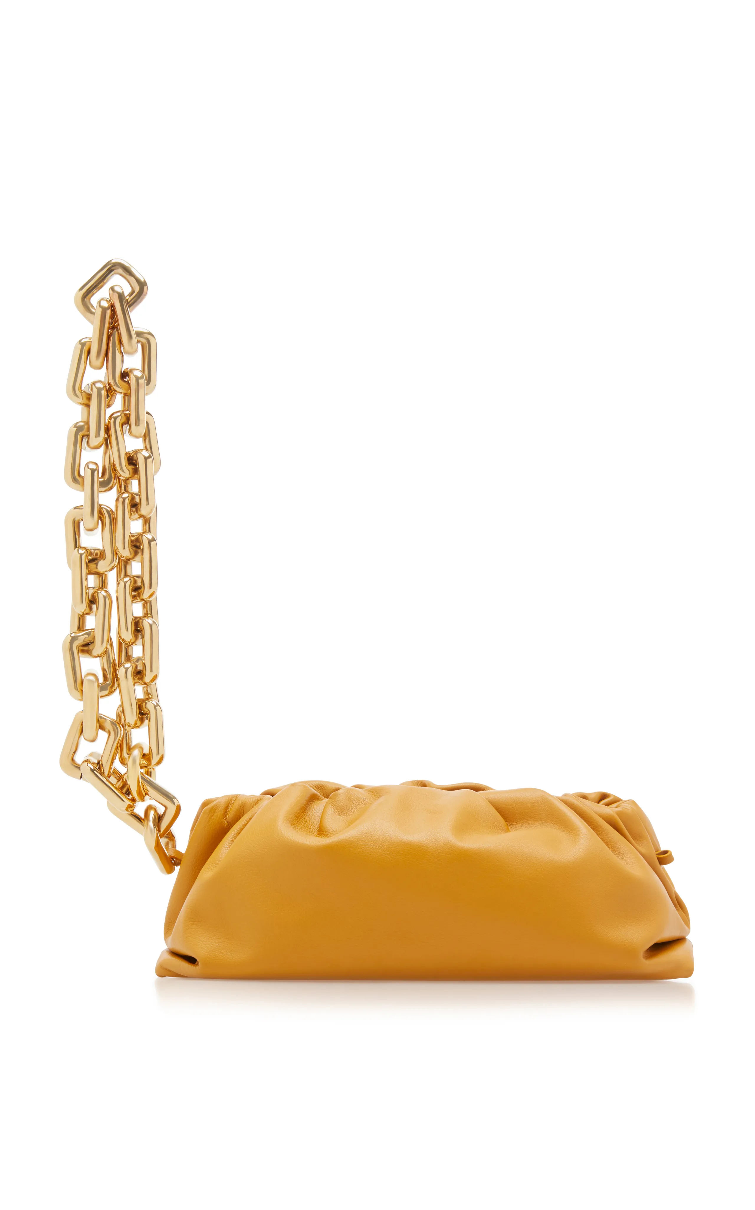 Bottega Veneta The Chain Pouch Leather Clutch
