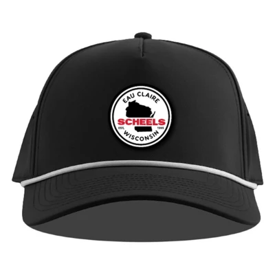 Branded Bills Eau Claire SCHEELS Curved 5-Panel Circle Patch Snapback Hat