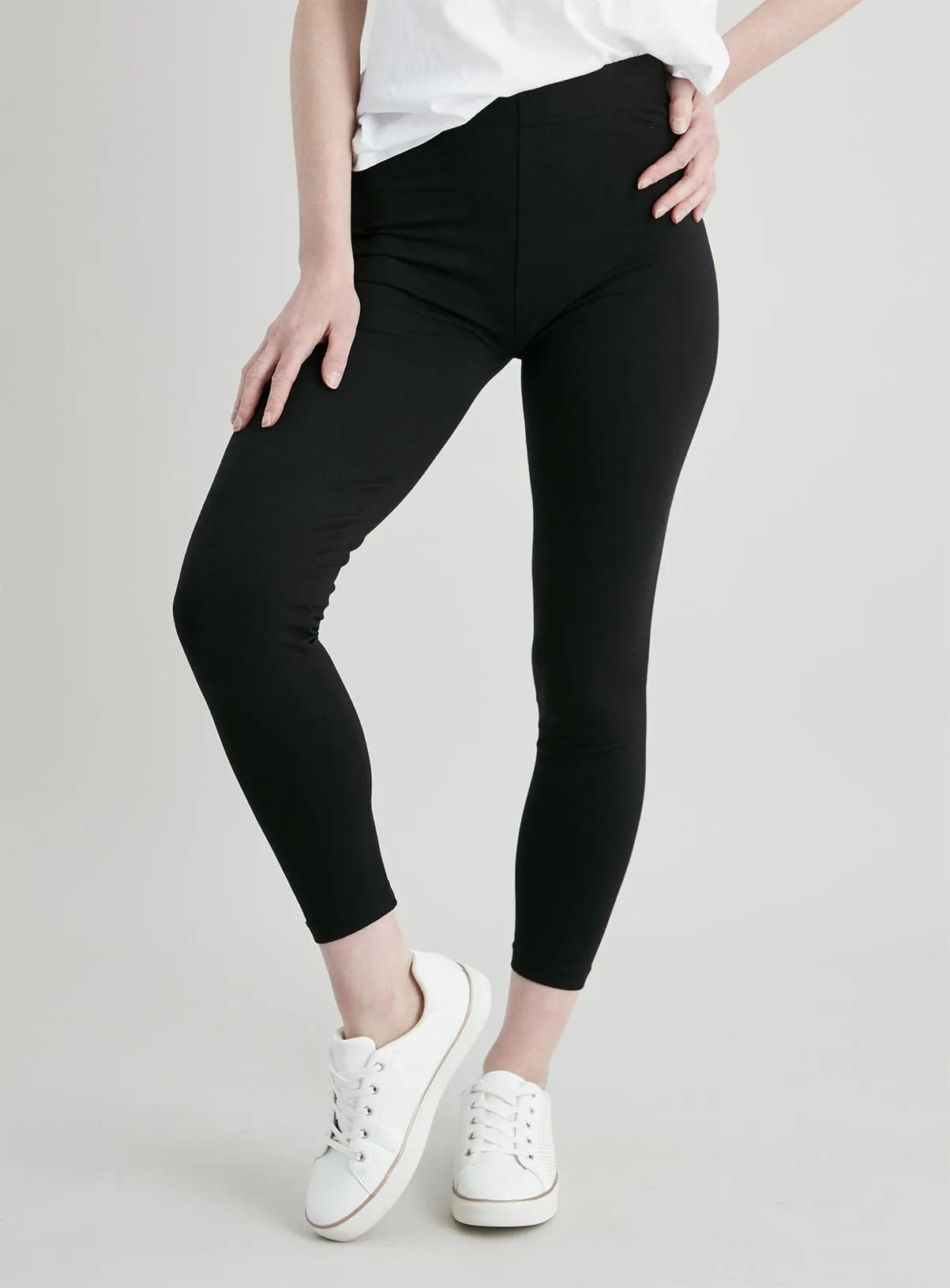 Buy Black Luxurious Soft Touch Leggings 22S | Leggings | Tu