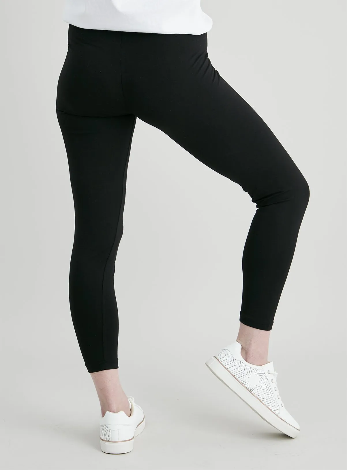 Buy Black Luxurious Soft Touch Leggings 22S | Leggings | Tu