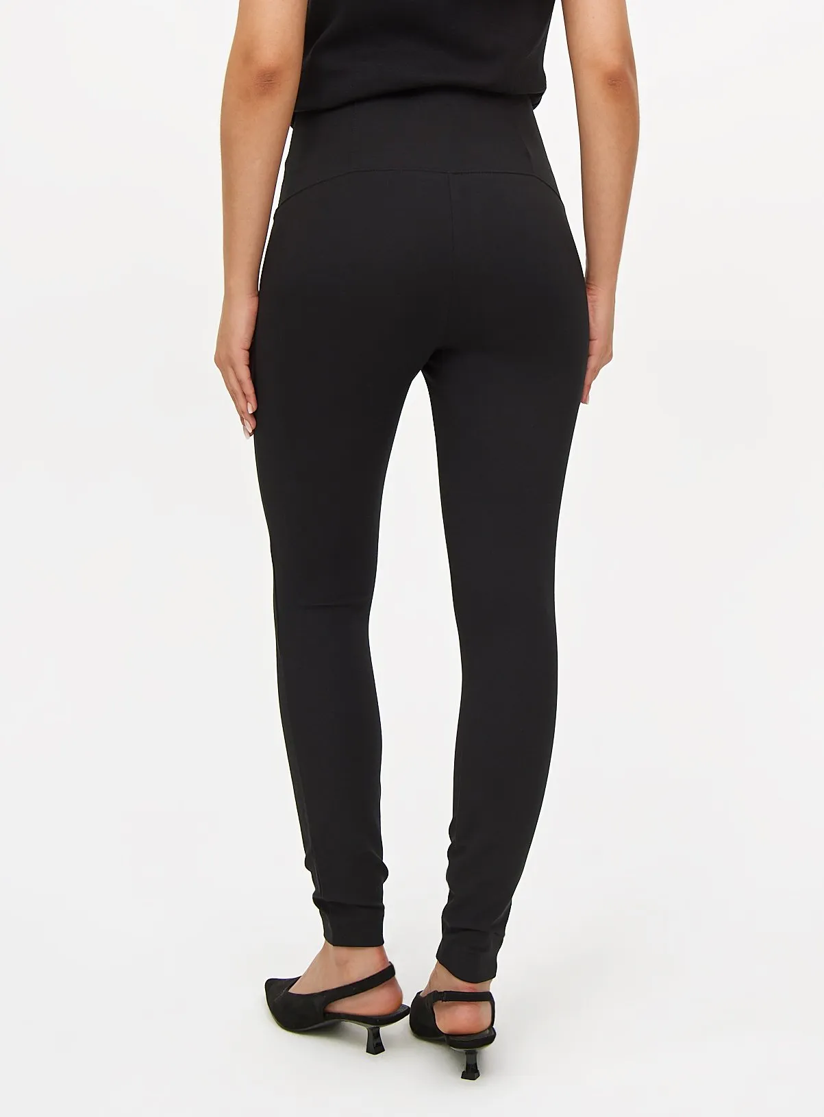 Buy Black Sculpt High Waisted Leggings 8 | Leggings | Tu