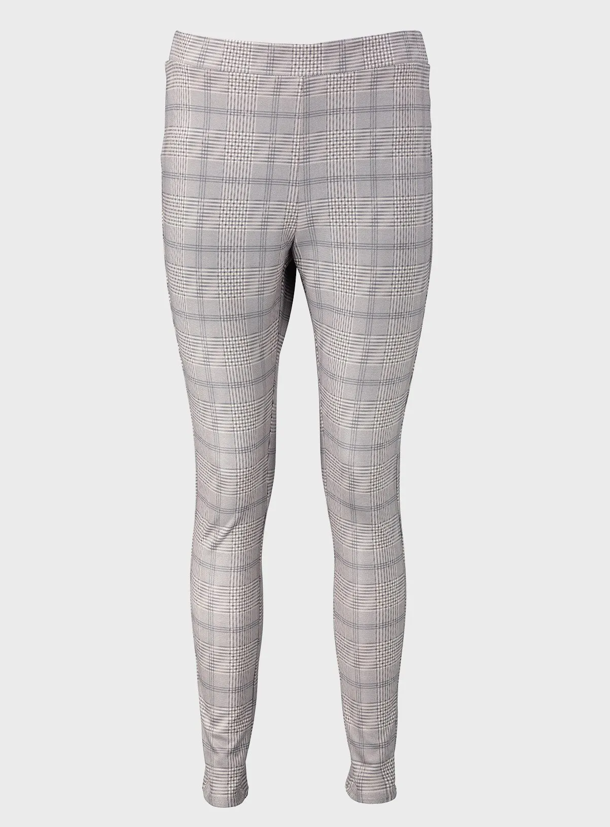 Buy Grey Check Print Leggings - 14 | Leggings | Tu