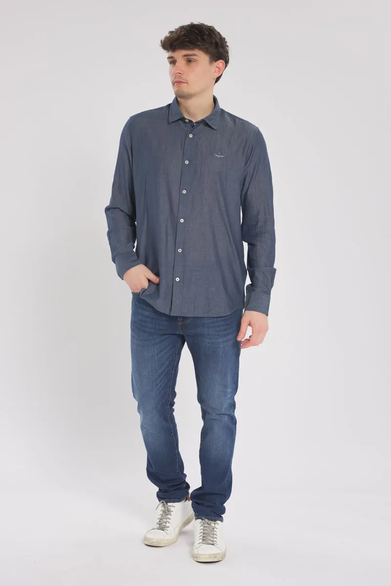 Camicia Uomo Denim