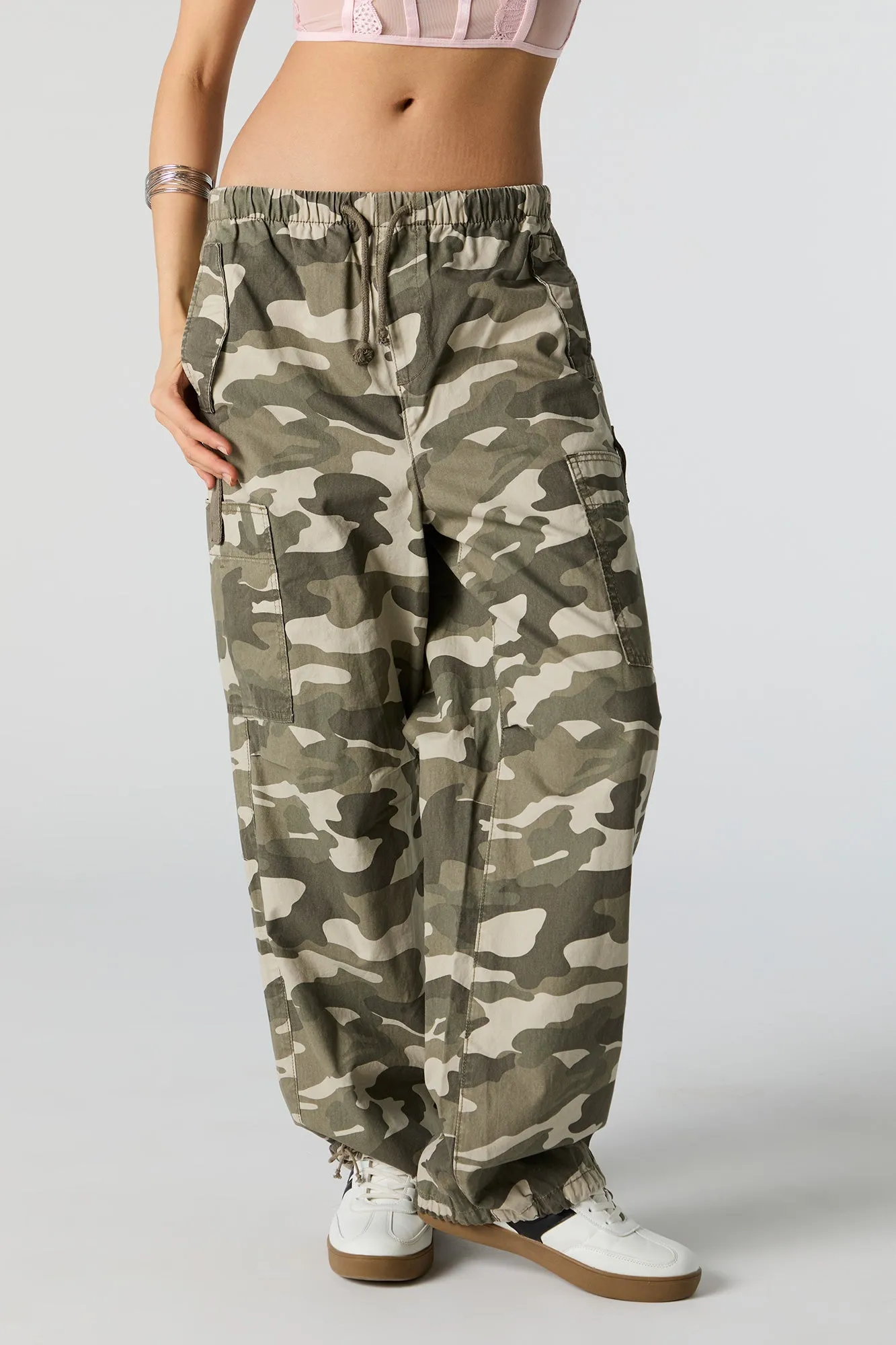 Camo Parachute Cargo Pant