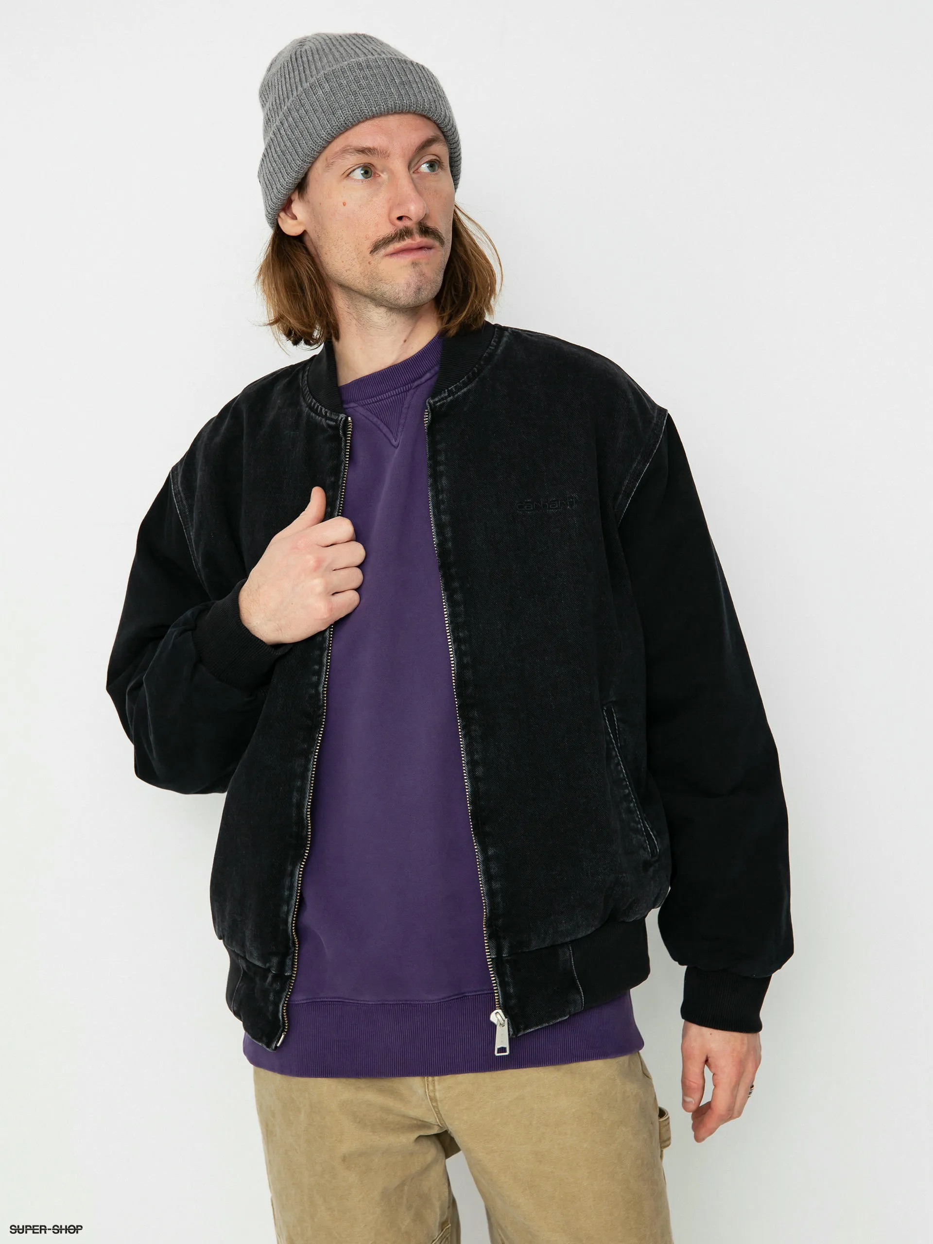 Carhartt WIP Paxon Bomber Jacket (black/black)