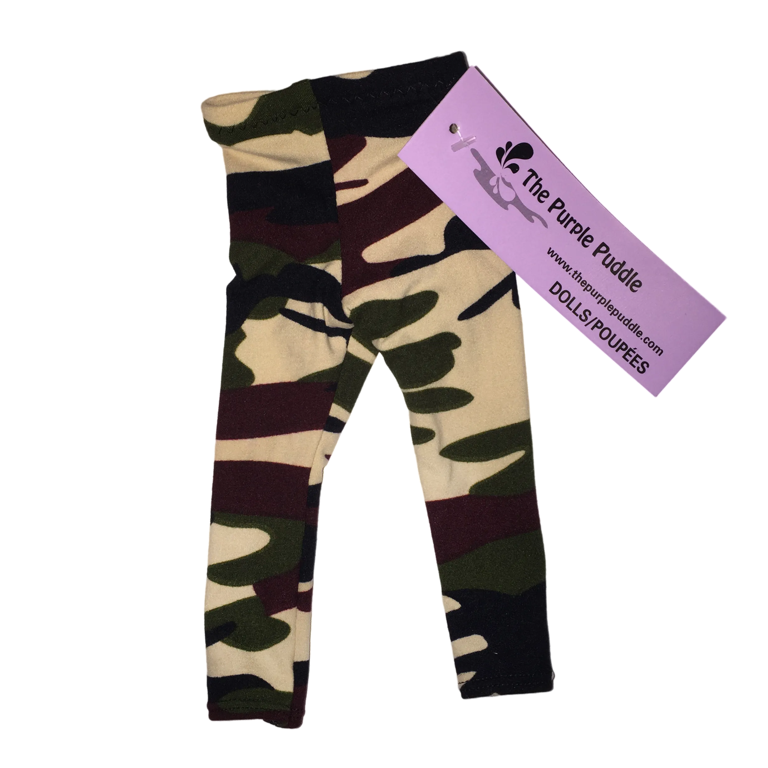 Cream Camo Doll Leggings