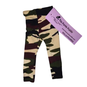 Cream Camo Doll Leggings