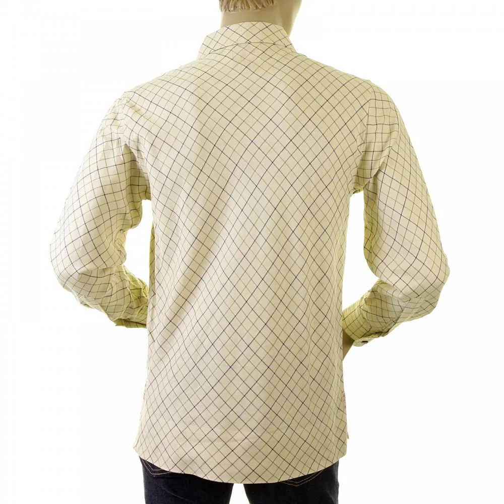 Cream-Coloured Tattersall Polo shirt