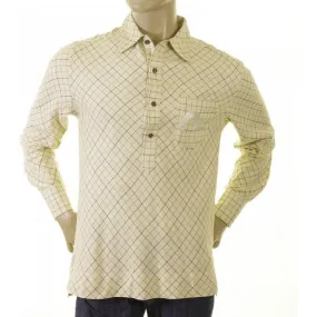 Cream-Coloured Tattersall Polo shirt