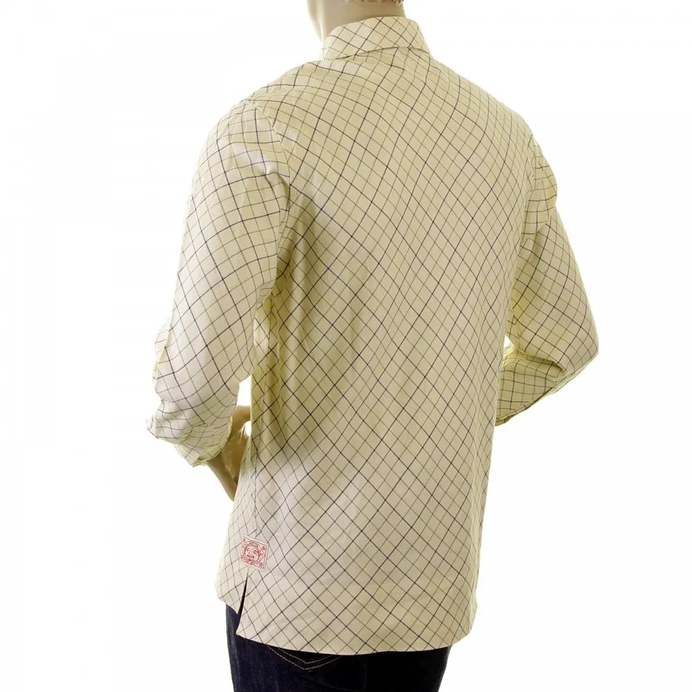 Cream-Coloured Tattersall Polo shirt