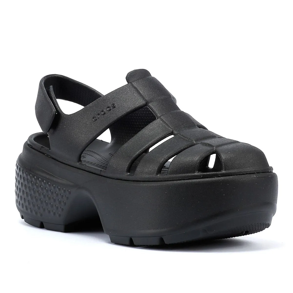 Crocs Stomp Fisherman Women's Black Sandals