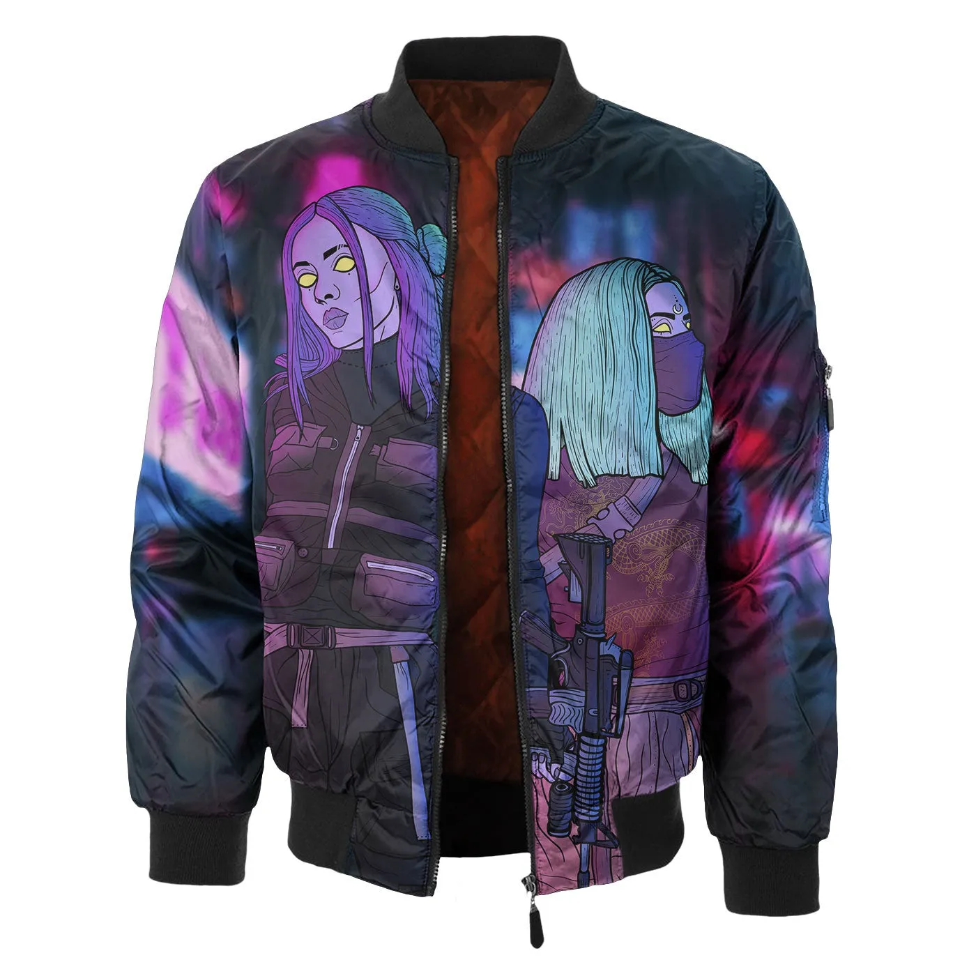 Cyber Punk Bomber Jacket