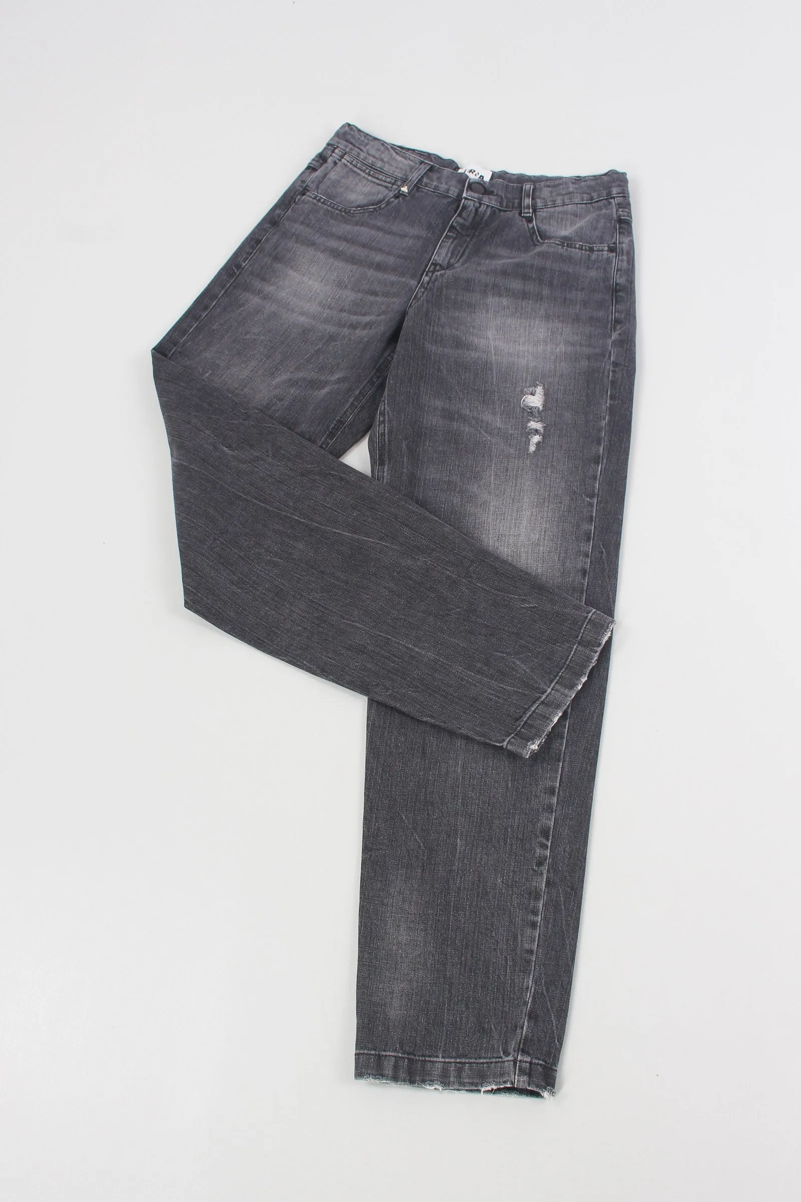 Denim Micro Rotture Nero