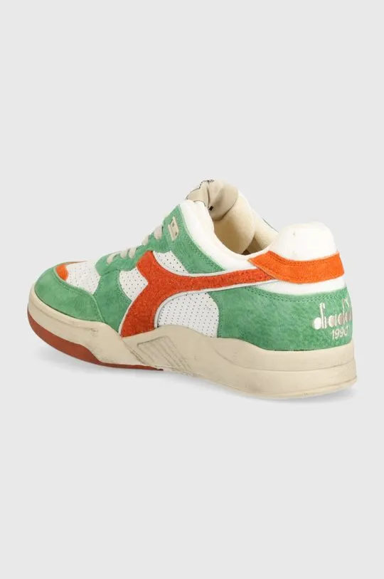 Diadora leather sneakers B.560 Used RR Italia green color 201.180481.30095