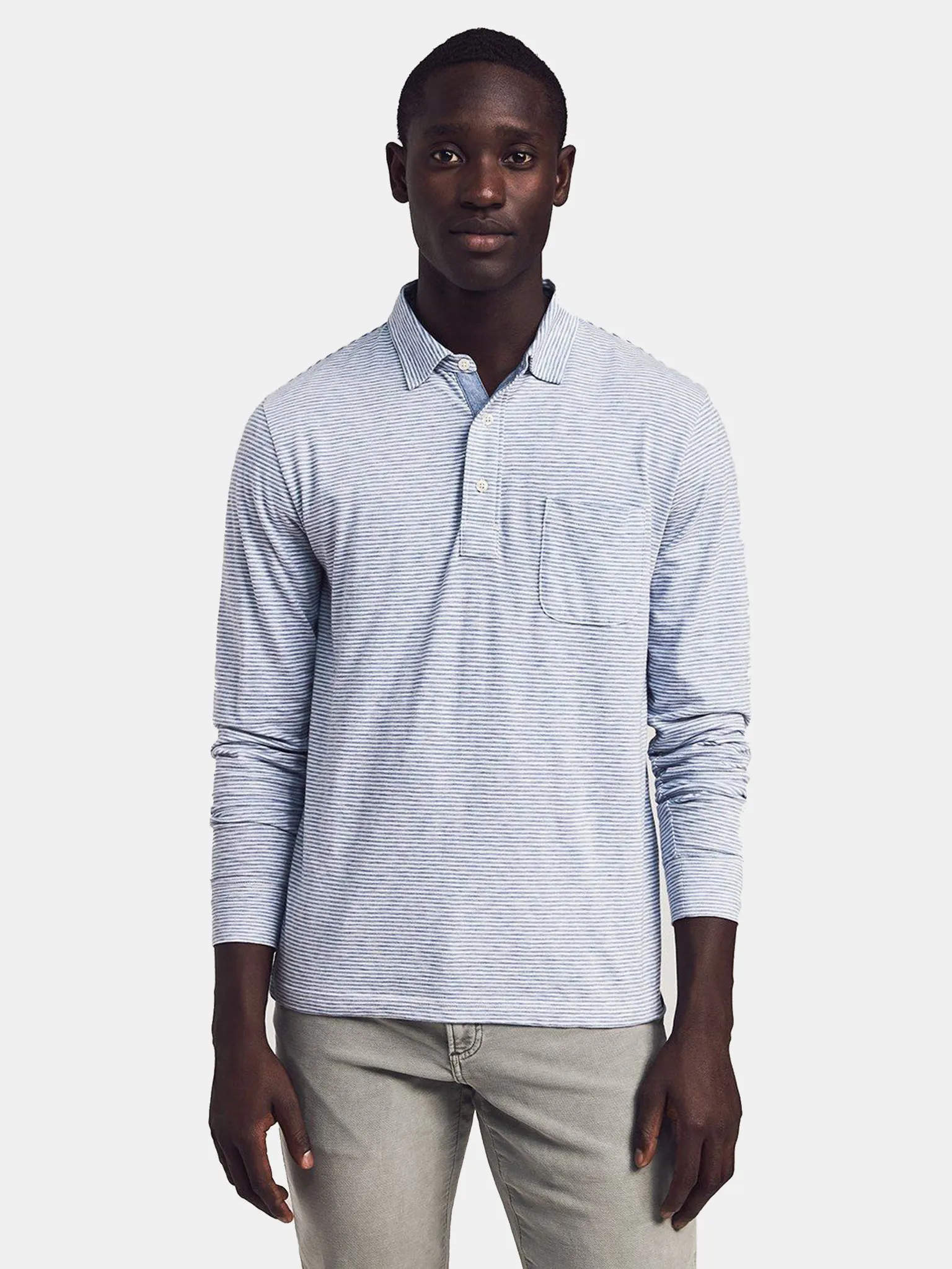     FAHERTY BRAND  Men's Long-Sleeve Polo    