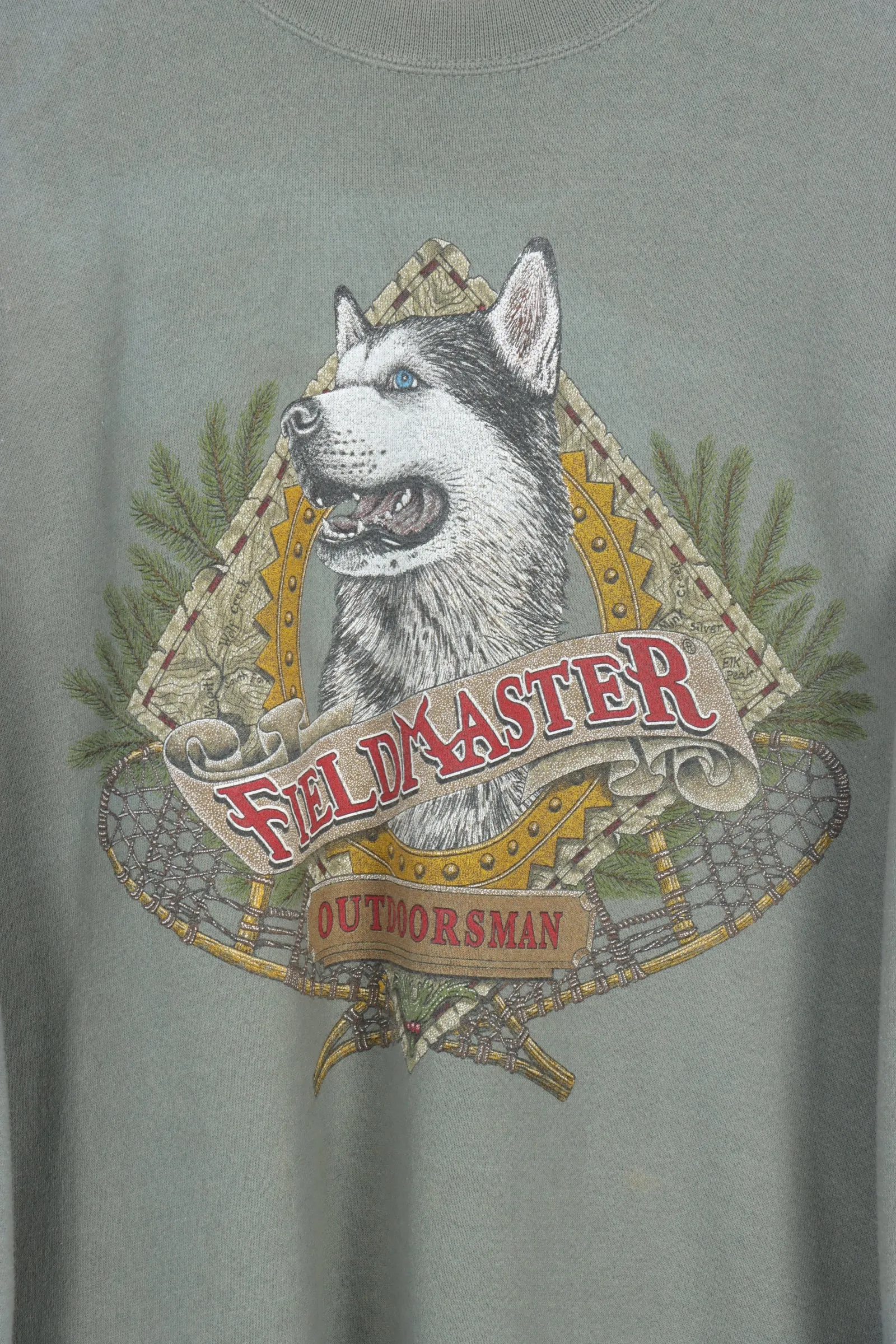 Field Master Outdoorsman Husky Sweatshirt USA Made (M)