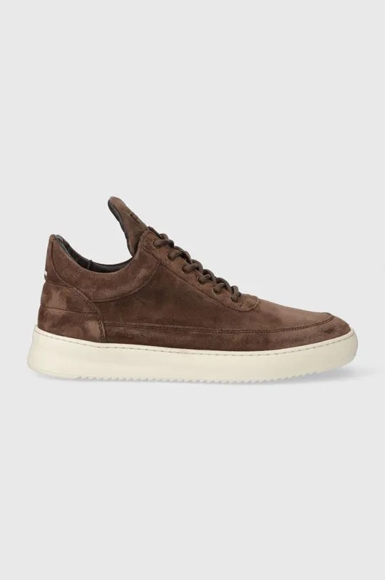 Filling Pieces suede sneakers Low Top Suede brown color 10122791909