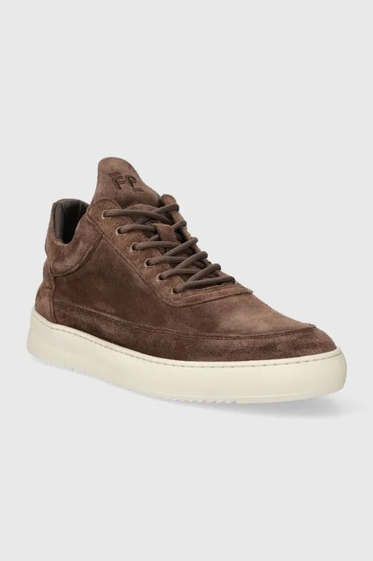 Filling Pieces suede sneakers Low Top Suede brown color 10122791909