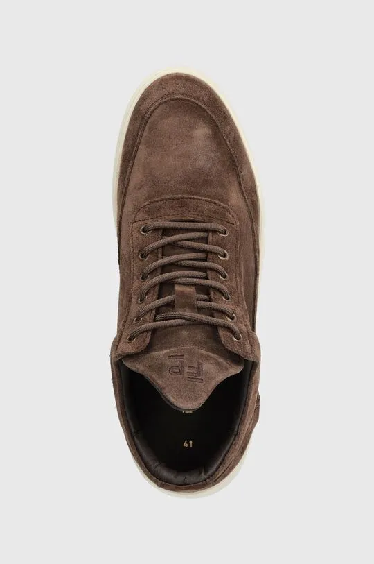 Filling Pieces suede sneakers Low Top Suede brown color 10122791909