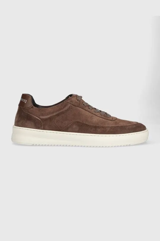 Filling Pieces suede sneakers Mondo Suede brown color 46733733046