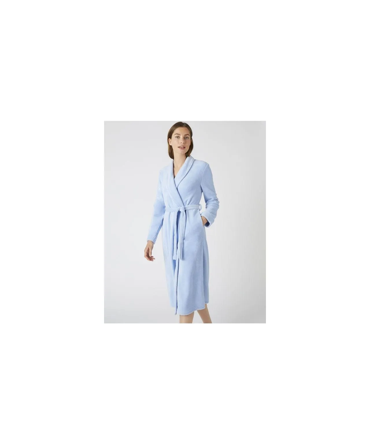 Fleece Wrap Gown