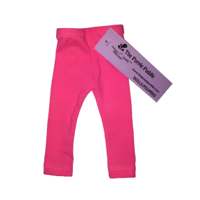 Fluorescent Pink Doll Leggings