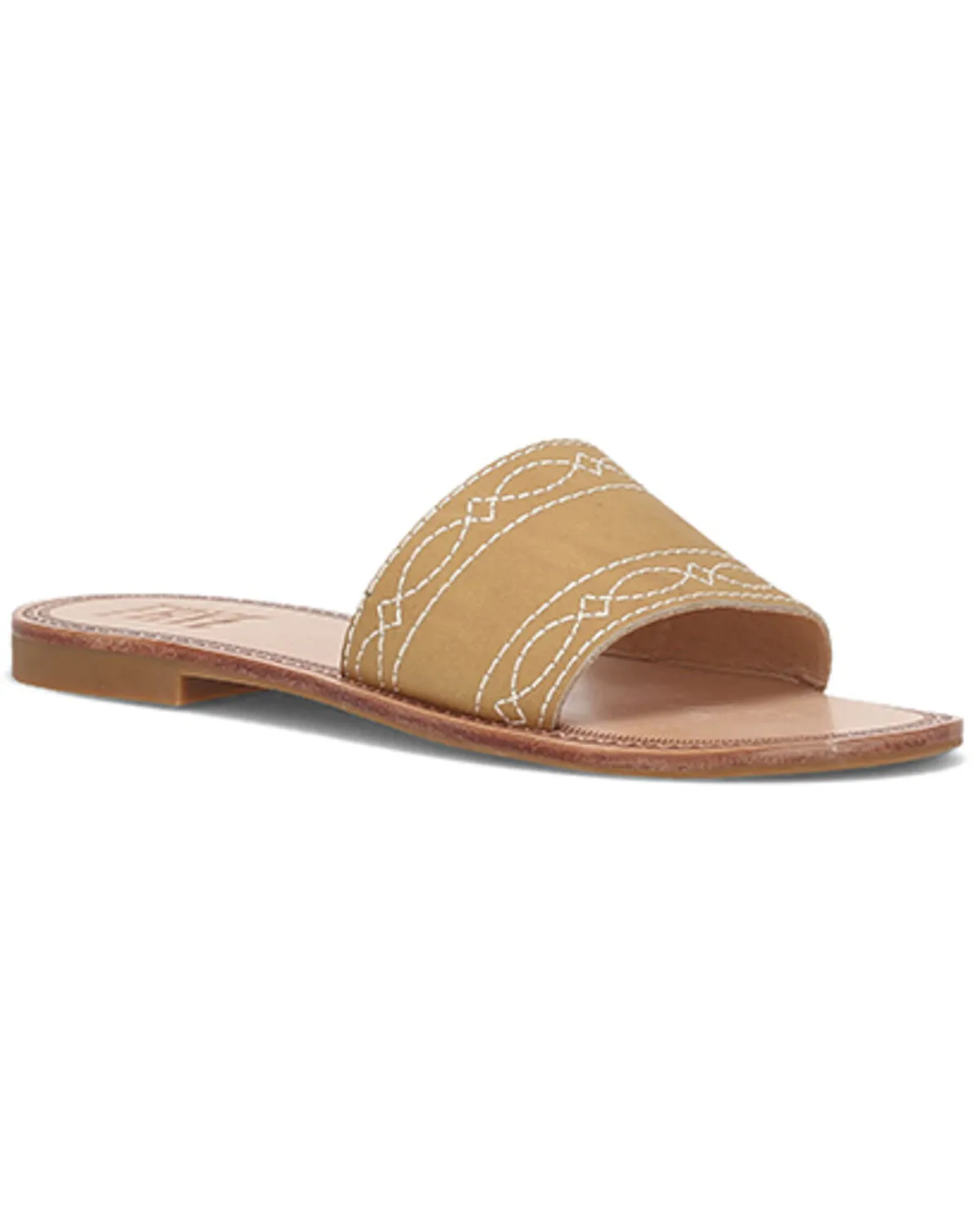 Frye Women's Ava Woodstock Slide Sandals