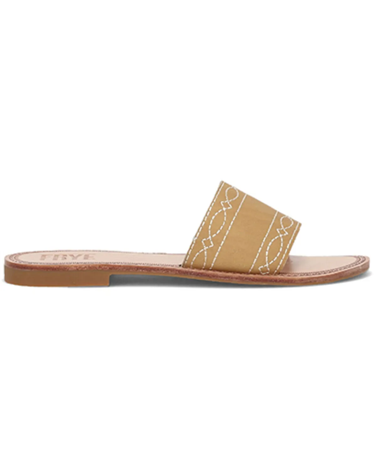 Frye Women's Ava Woodstock Slide Sandals