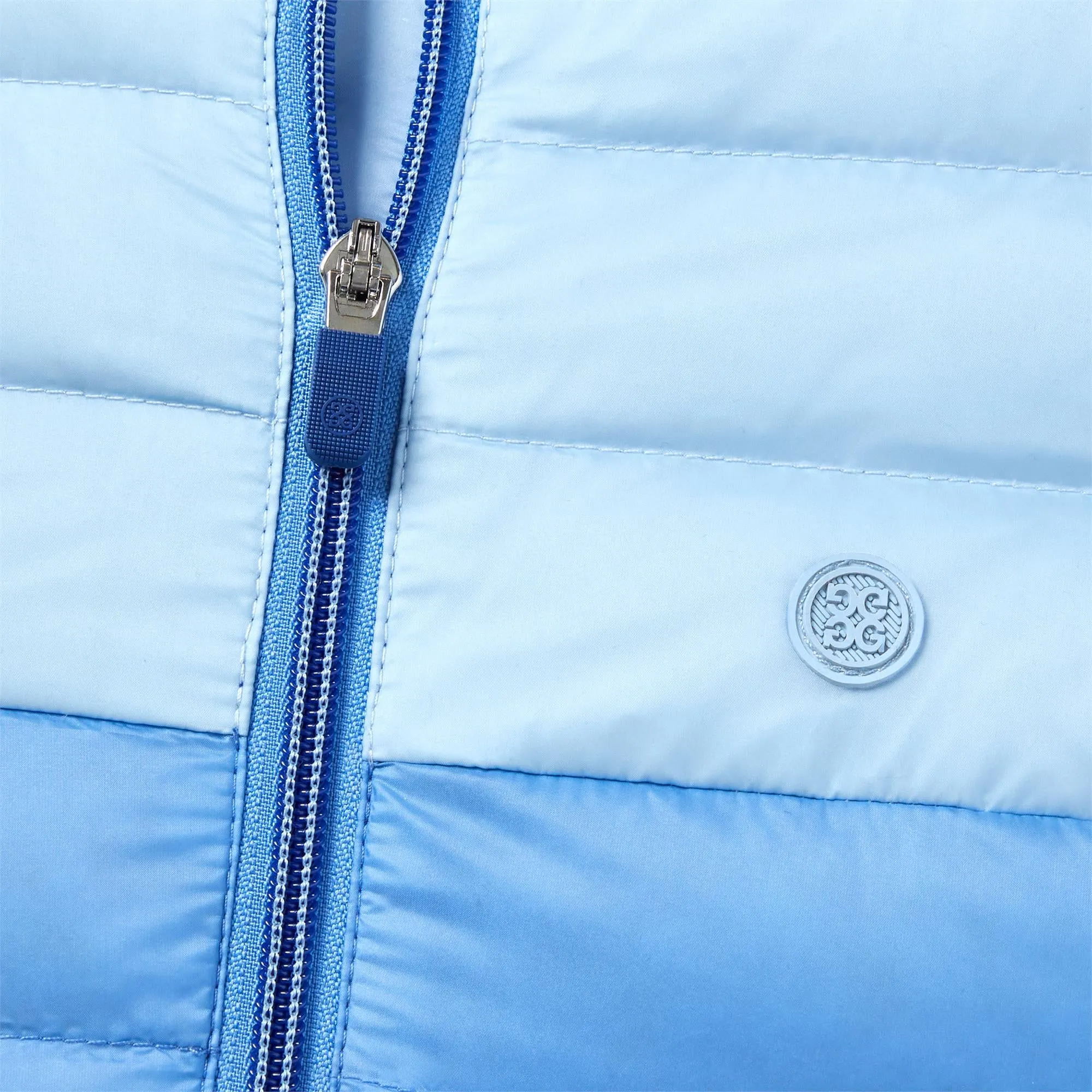 G/FORE Colour Block Lightweight Down Ladies Puffer Vest Baja