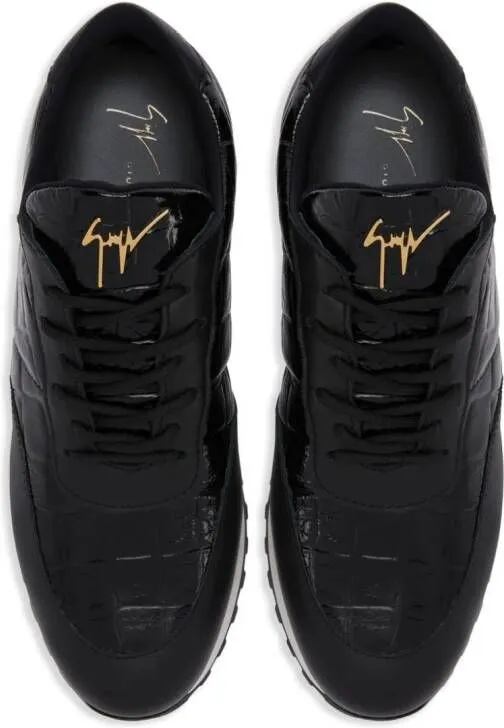 Giuseppe Zanotti Jimi Running low-top leather sneakers Black